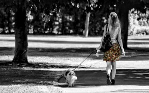 Ragazza con cane