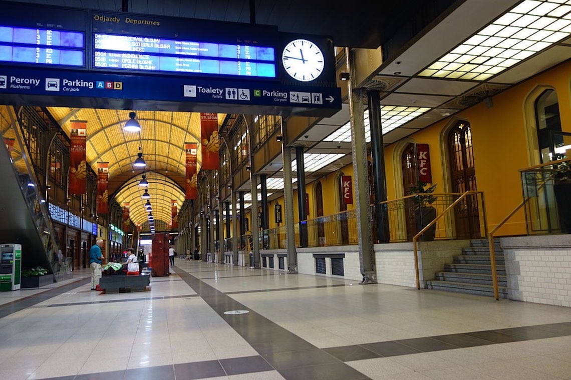 Interno Stazione Centrale di Breslavia