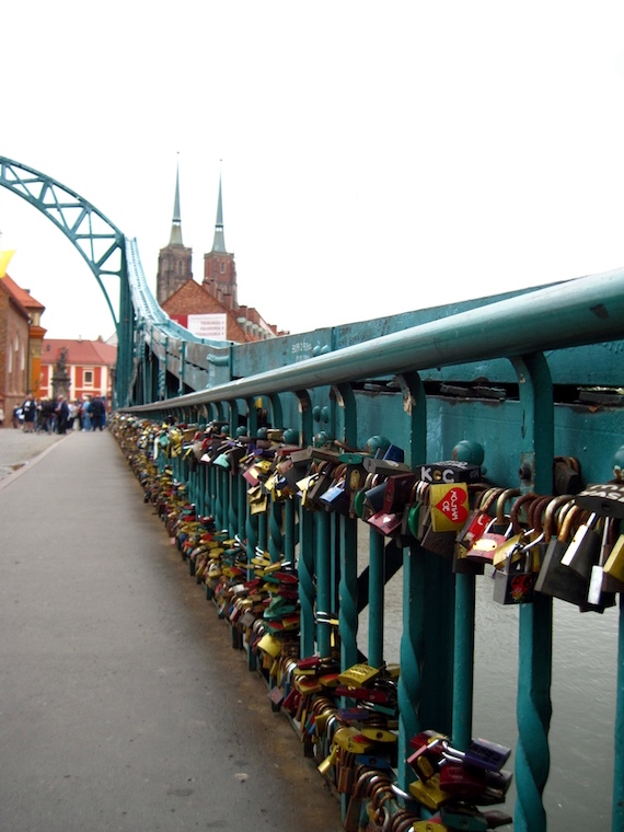 Lucchetti sul Ponte della Cattedrale